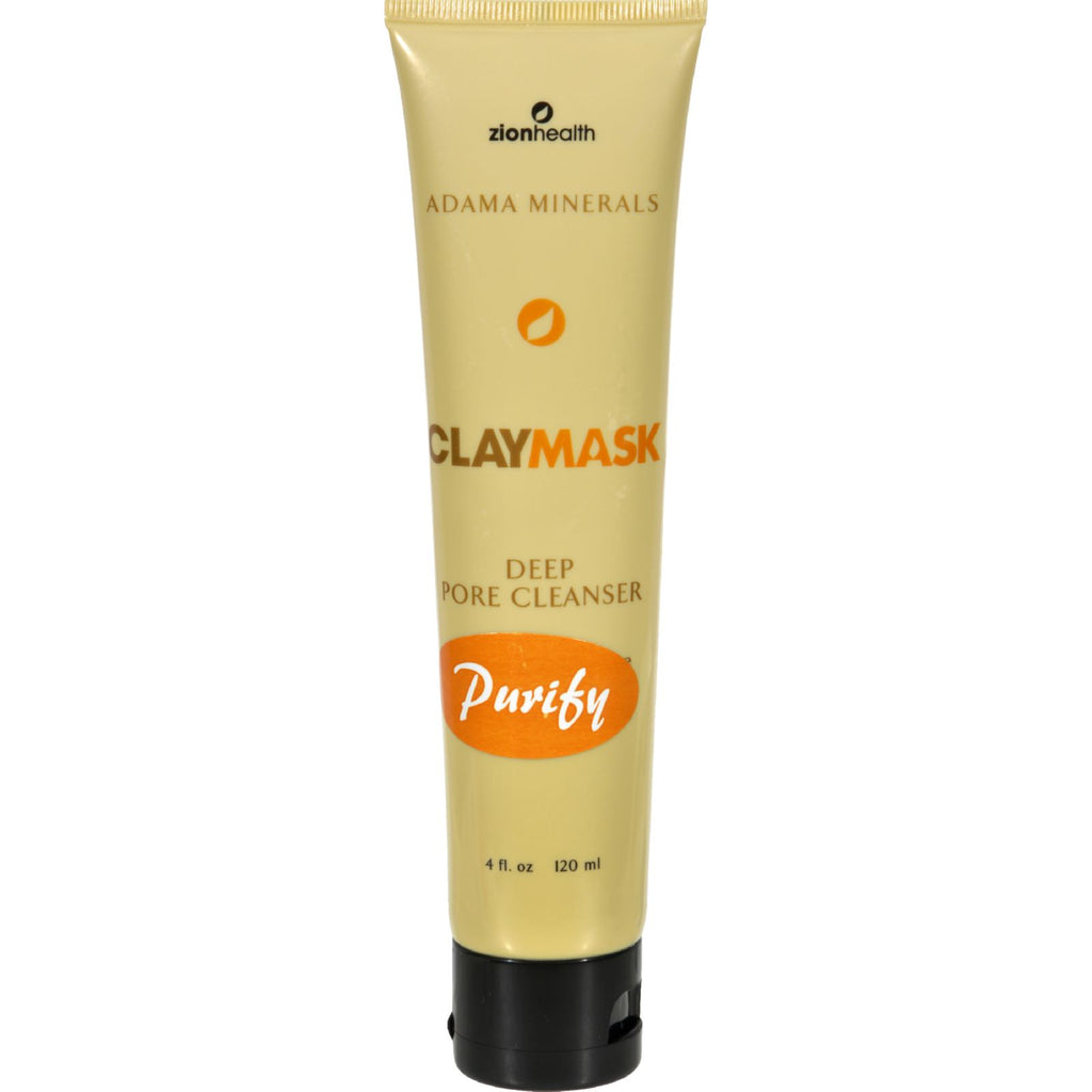 Zion Health Clay Mask Deep Pore Cleanser - 4 Oz