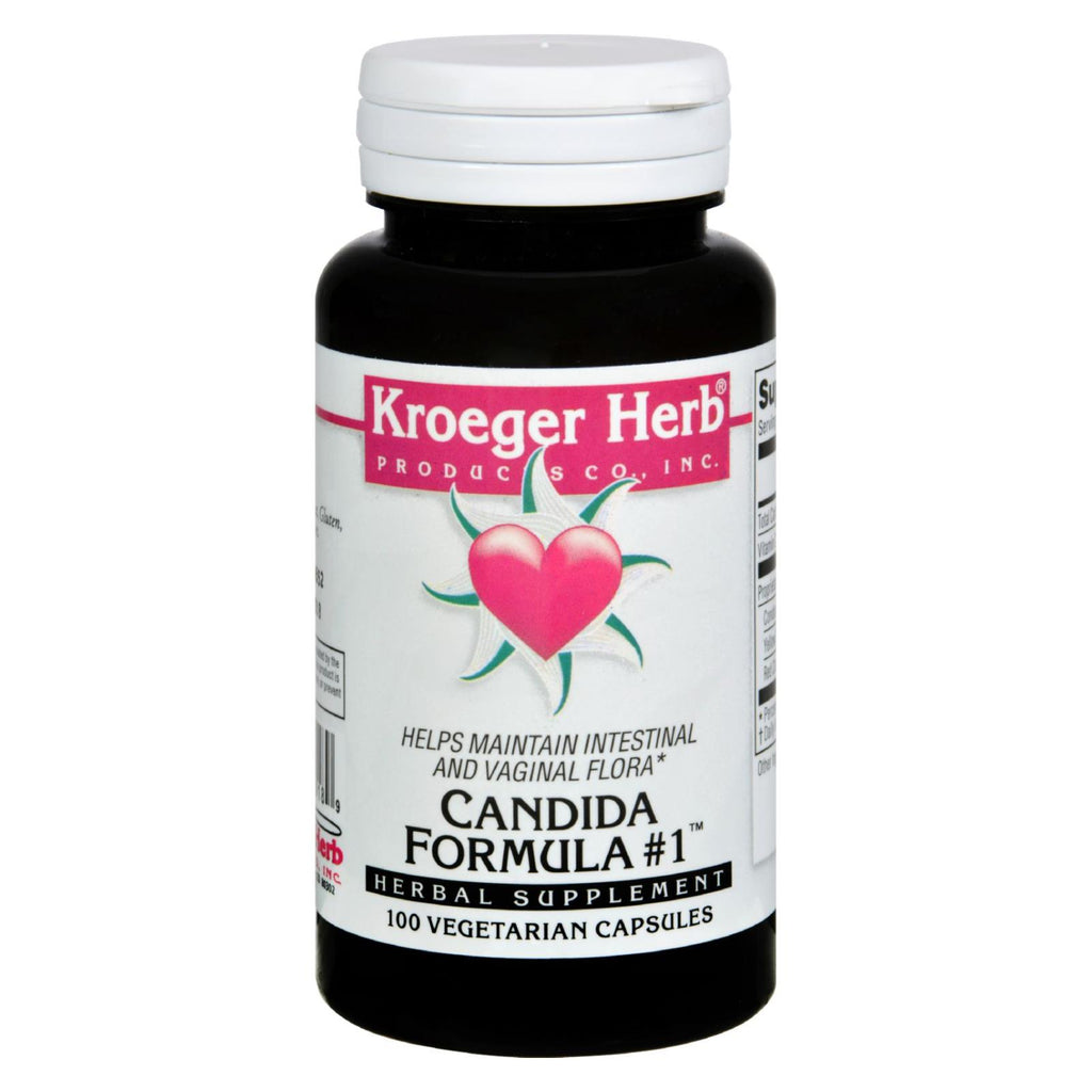 Kroeger Herb Candida Formula # 1 - 100 Capsules