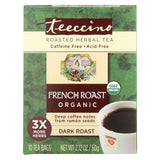 Teeccino French Roast Herbal Coffee Dark Roast - 10 Tea Bags - Case Of 6