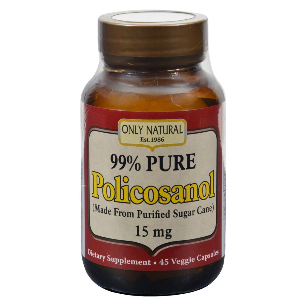Only Natural Policosanol - 45 Vegetarian Capsules