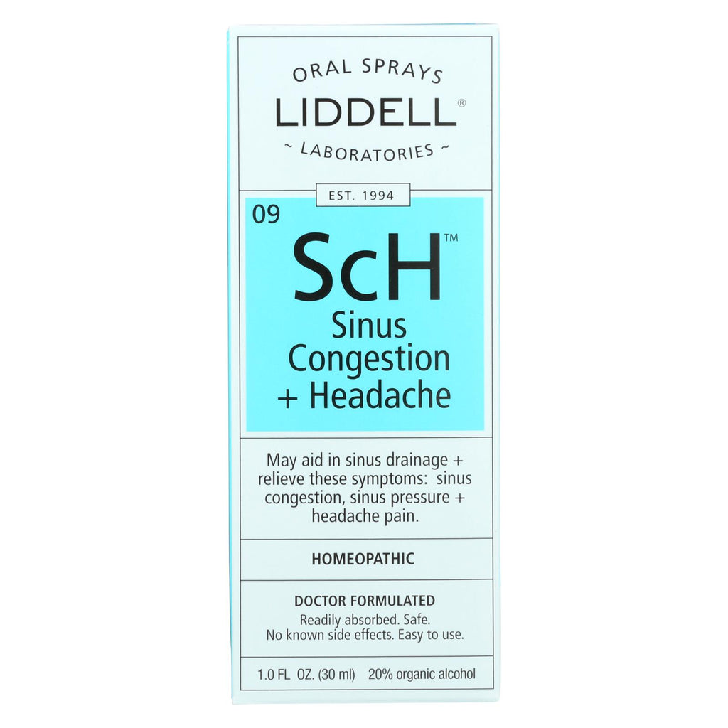 Liddell Homeopathic Sinus Congestion And Headache Spray - 1 Fl Oz
