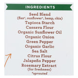 Simple Mills Sprouted Seed Crackers - Jalapeno - Case Of 6 - 4.25 Oz