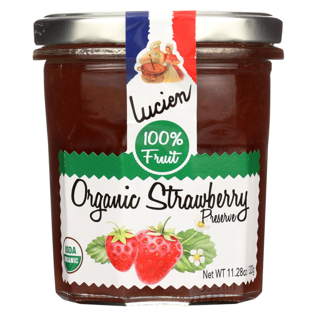 Lucien Georgelin Fruit Spread - Organic - Strawberry - Case Of 6 - 11.28 Oz