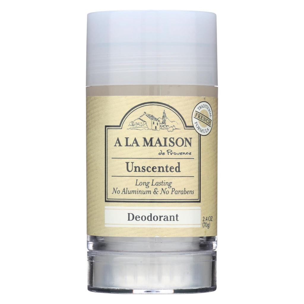 A La Maison - Deodorant - Unscented - 2.4 Oz