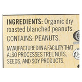 Woodstock Organic Peanut Butter - Smooth - Unsalted - Case Of 12 - 16 Oz.