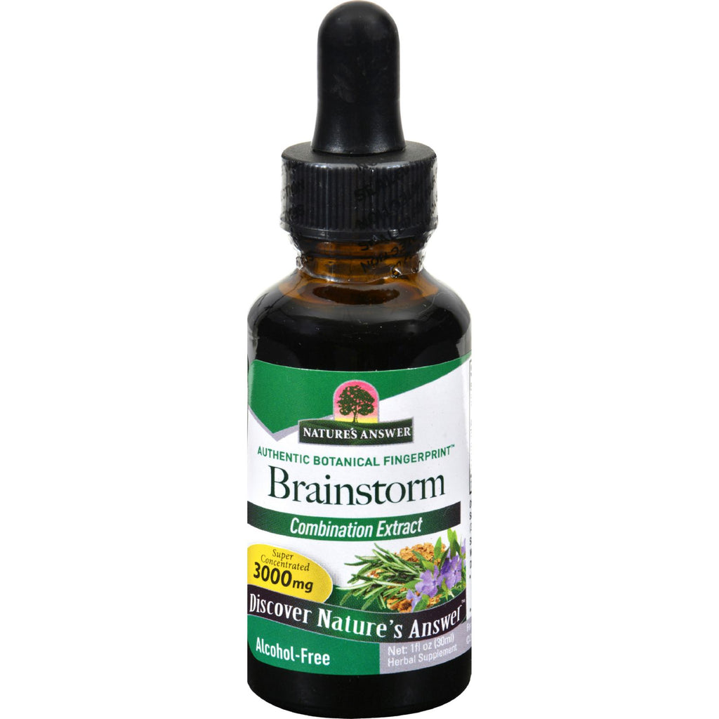 Nature's Answer - Brainstorm Alcohol Free - 1 Fl Oz