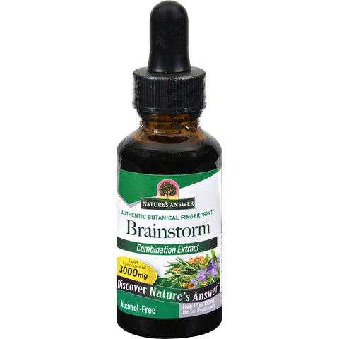 Nature's Answer - Brainstorm Alcohol Free - 1 Fl Oz