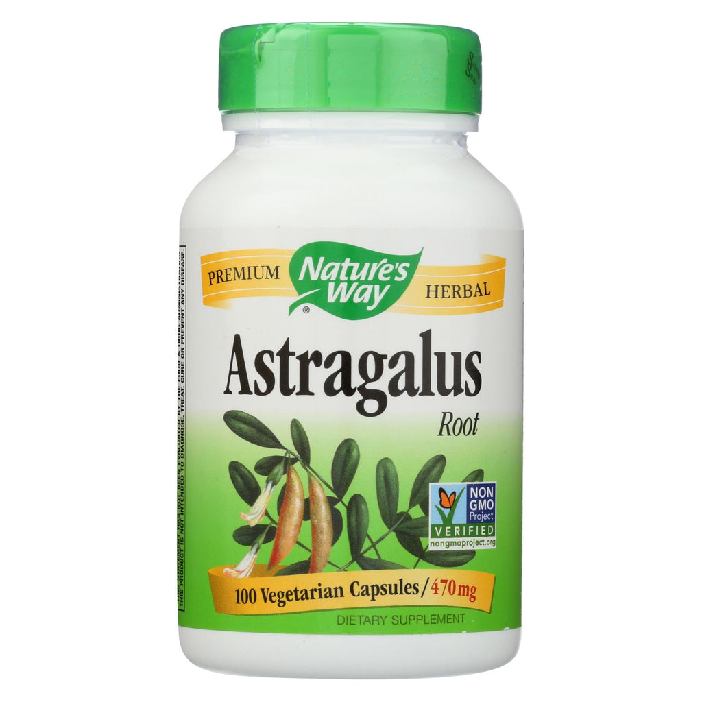 Nature's Way - Astragalus Root - 470 Mg - 100 Capsules