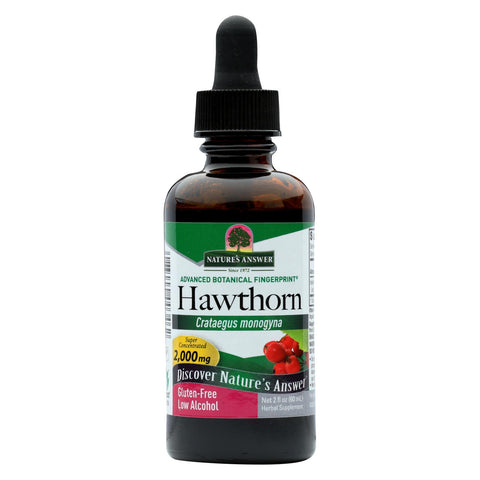 Nature's Answer - Hawthorn Berry Leaf And Flower - 2 Fl Oz