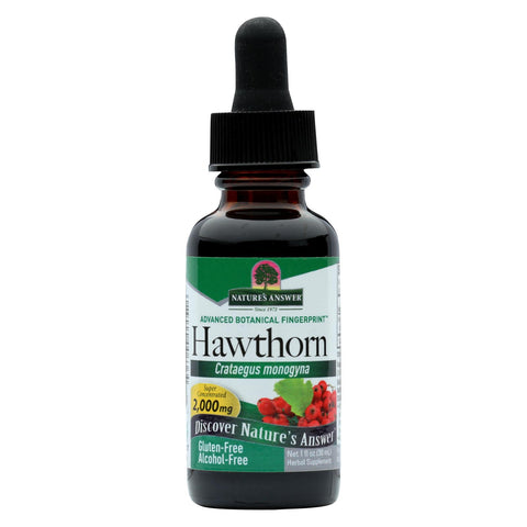 Nature's Answer - Hawthorn Berry Leaf And Flower - 1 Fl Oz