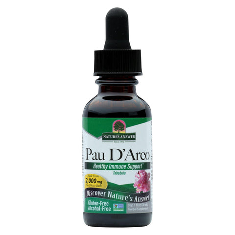 Nature's Answer - Pau D'arco Inner Bark Alcohol Free - 1 Fl Oz