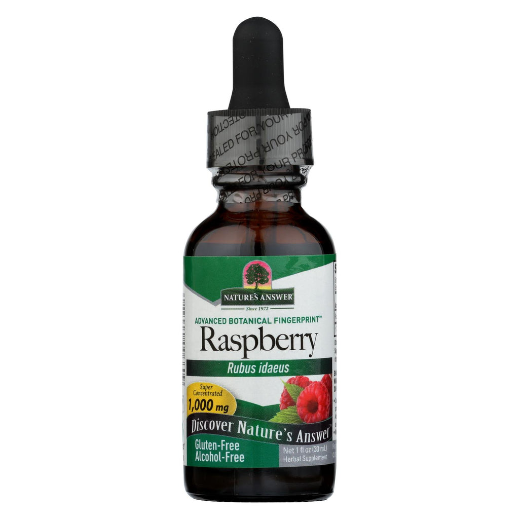 Nature's Answer - Raspberry Leaf Alcohol Free - 1 Fl Oz