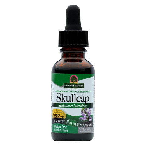 Nature's Answer - Skullcap Herb Alcohol Free - 1 Fl Oz