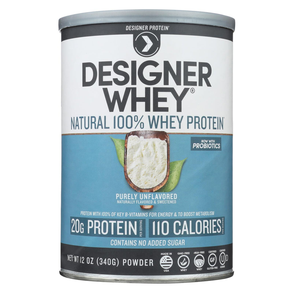 Designer Whey - Natural Whey Protein - 12 Oz