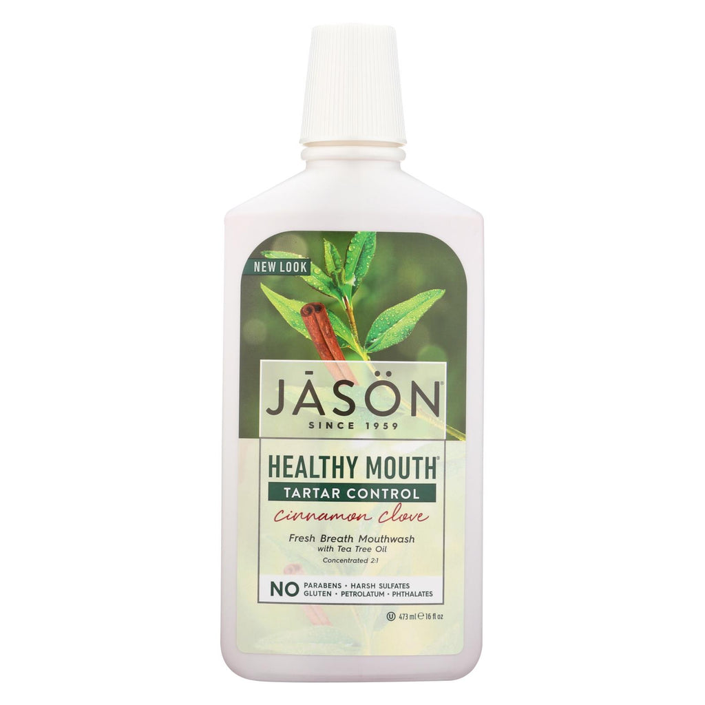 Jason Healthy Mouth Mouthwash Cinnamon Clove - 16 Fl Oz