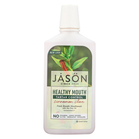 Jason Healthy Mouth Mouthwash Cinnamon Clove - 16 Fl Oz