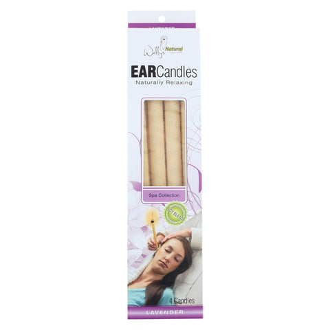 Wally's Ear Candles Lavender Paraffin - 4 Candles