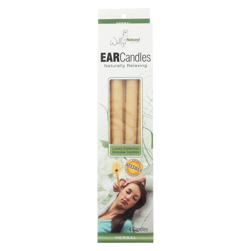 Wally's Ear Candles Herbal Beeswax - 4 Candles