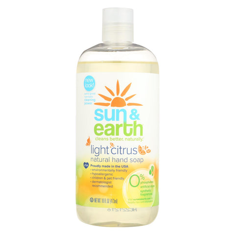 Sun And Earth Natural Liquid Hand Soap - 16 Fl Oz