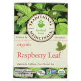 Traditional Medicinals Organic Raspberry Leaf Herbal Tea - 16 Tea Bags - Case Of 6