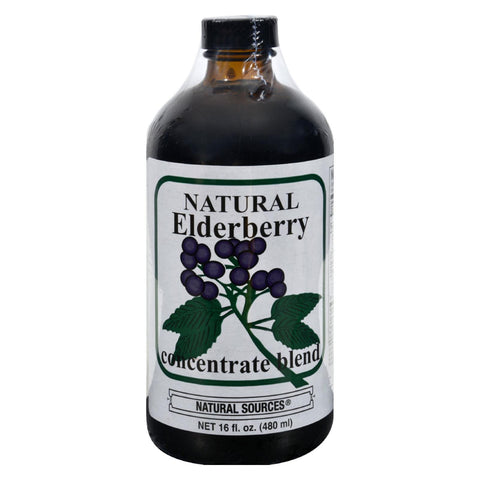 Natural Sources Elderberry Concentrate - 16 Fl Oz