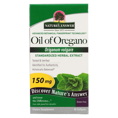 Nature's Answer - Oil Of Oregano - 90 Softgels