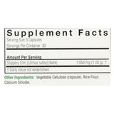 Nature's Answer - Slippery Elm Bark - 90 Vegetarian Capsules