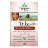 Organic India Organic Tulsi Tea - Red Chai Masala - 18 Tea Bags - Case Of 6