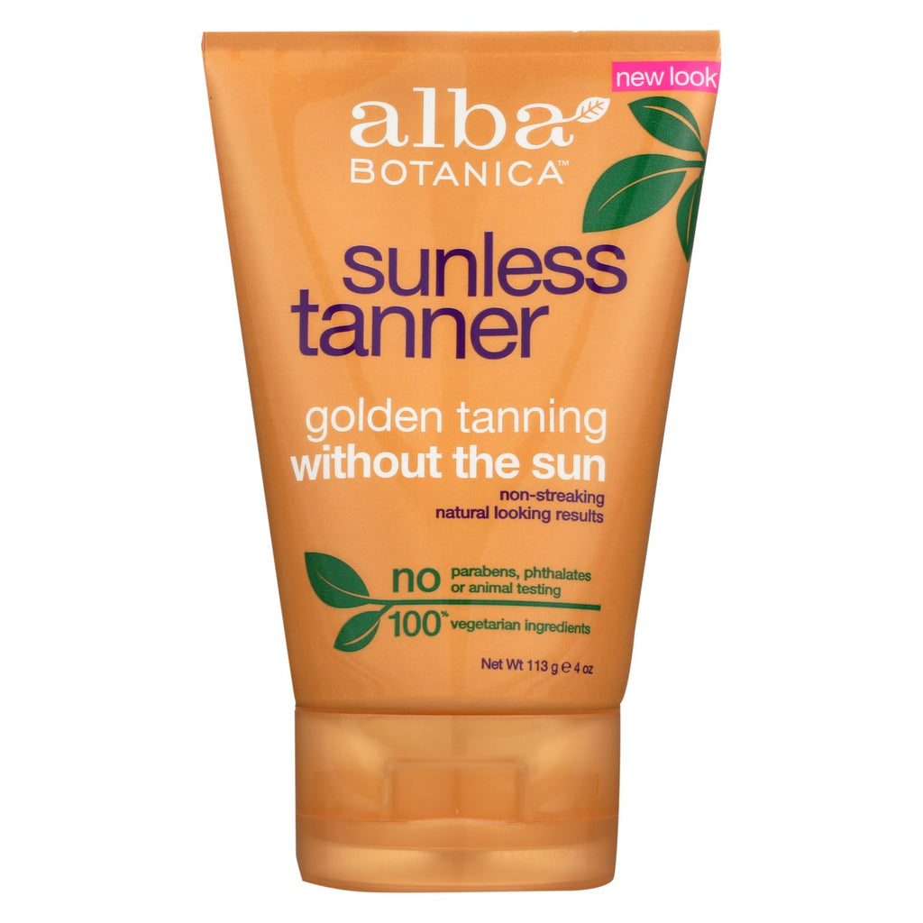 Alba Botanica - Very Emollient Sunless Golden Tanning Natural Formula - 4 Oz