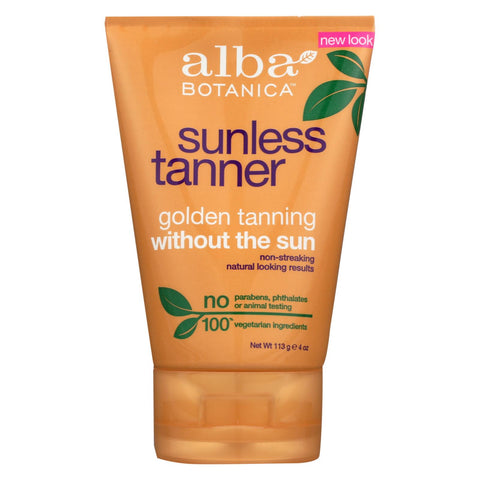 Alba Botanica - Very Emollient Sunless Golden Tanning Natural Formula - 4 Oz