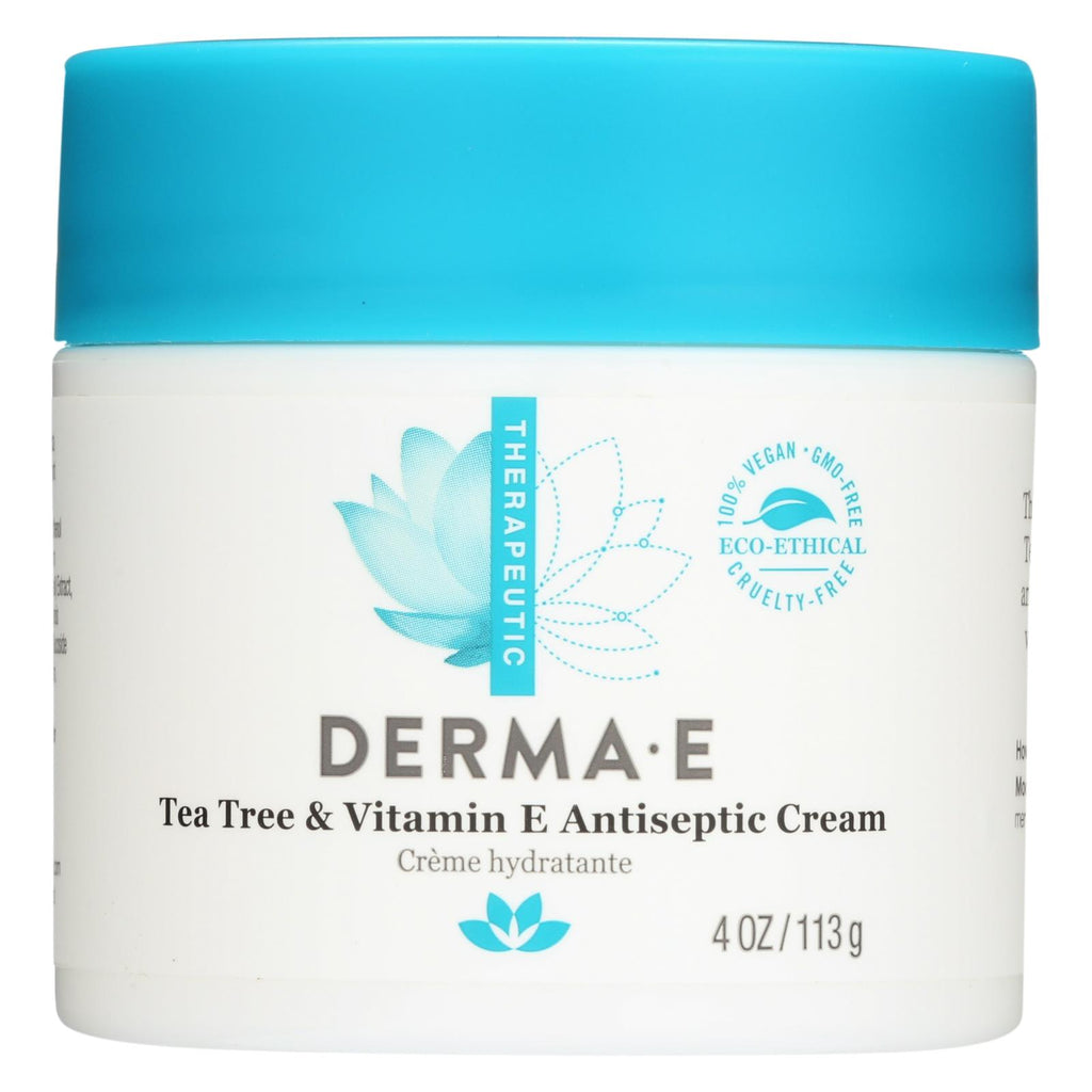 Derma E - Tea Tree And E Antiseptic Creme - 4 Oz.