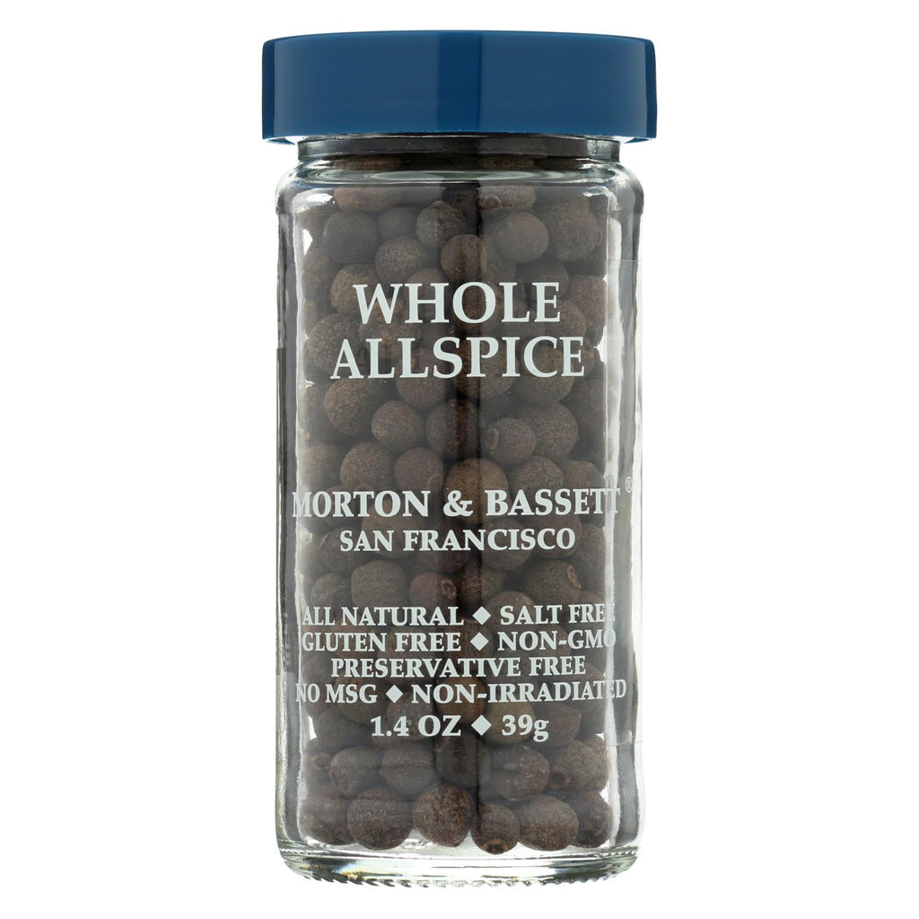 Morton And Bassett Seasoning - Allspice - Whole - 1.4 Oz - Case Of 3