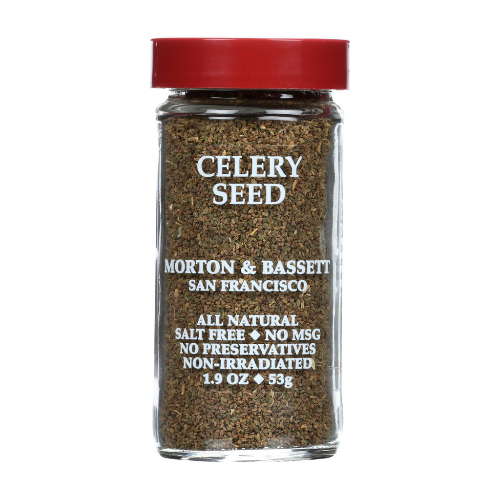 Morton And Bassett Seasoning - Celery Seed - 1.9 Oz - Case Of 3