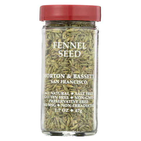 Morton And Bassett Seasoning - Fennel Seed - 1.9 Oz - Case Of 3