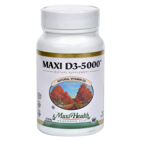 Maxi Health Kosher Vitamins Maxi D3 5000 - 5000 Iu - 90 Tablets