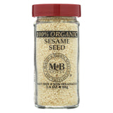 Morton And Bassett 100% Organic Seasoning - Sesame Seed - 2.4 Oz - Case Of 3