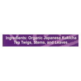 Haiku Tea - Organic - Kukicha Twig - 16 Bags - Case Of 6