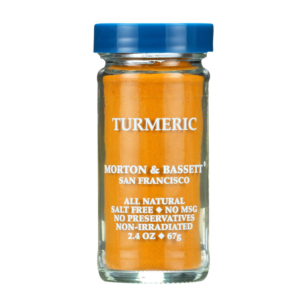 Morton And Bassett Seasoning - Tumeric - 2.4 Oz - Case Of 3