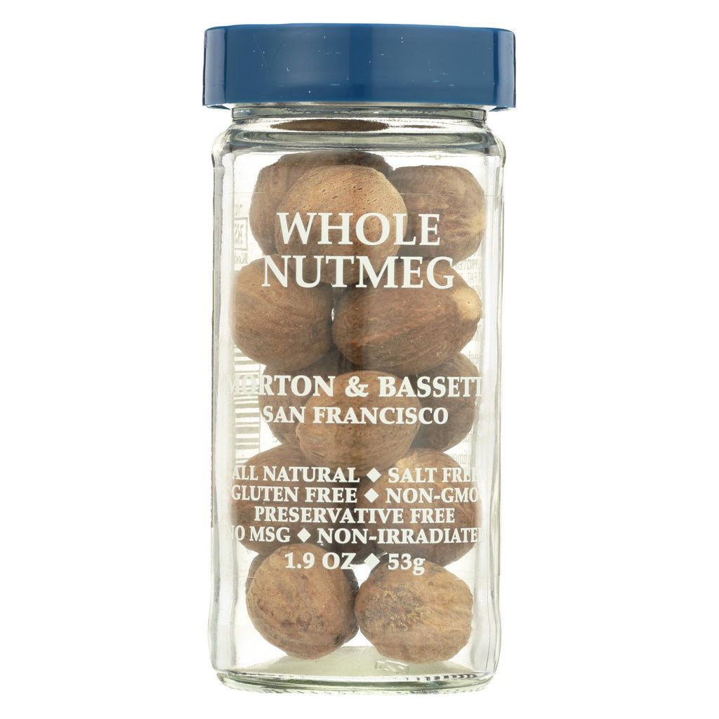 Morton And Bassett Seasoning - Nutmeg - Whole - 2.2 Oz - Case Of 3