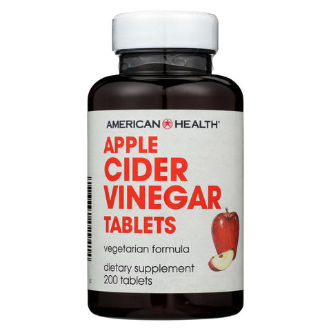 American Health - Apple Cider Vinegar - 300 Mg - 200 Tablets