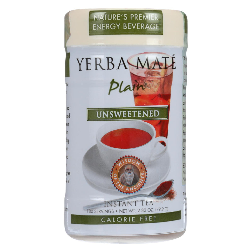 Wisdom Natural Instant Yerba Mate Tea Unsweetened - 2.82 Oz