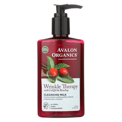 Avalon Organics Coq10 Facial Cleansing Milk - 8.5 Fl Oz