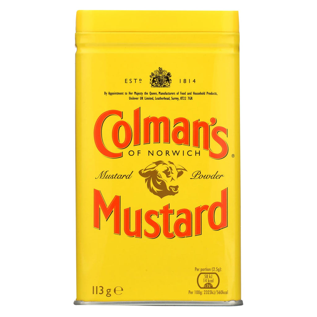 Colman Dry Mustard Powder - 4 Oz - Case Of 6