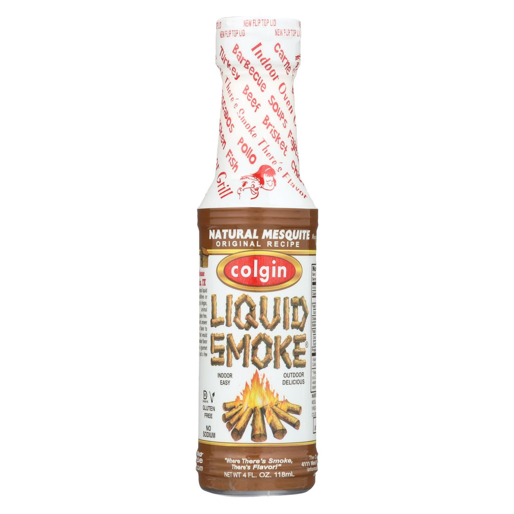 Colgin Liquid Smoke - Mesquite - Case Of 6 - 4 Fl Oz