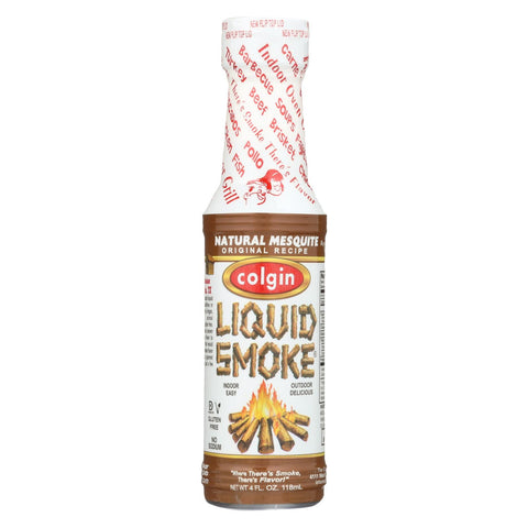 Colgin Liquid Smoke - Mesquite - Case Of 6 - 4 Fl Oz