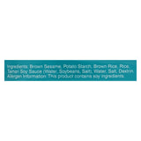 San - J Brown Rice Crackers - Sesame - Case Of 12 - 3.7 Oz.