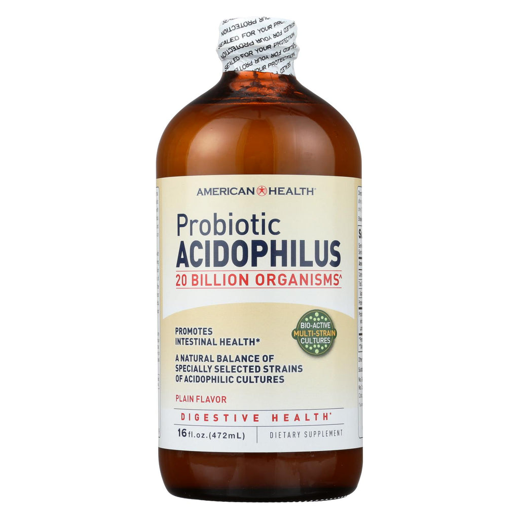 American Health - Probiotic Acidophilus Plain - 16 Fl Oz