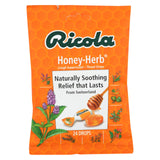 Ricola Herb Throat Drops Honey Herb - 24 Drops - Case Of 12