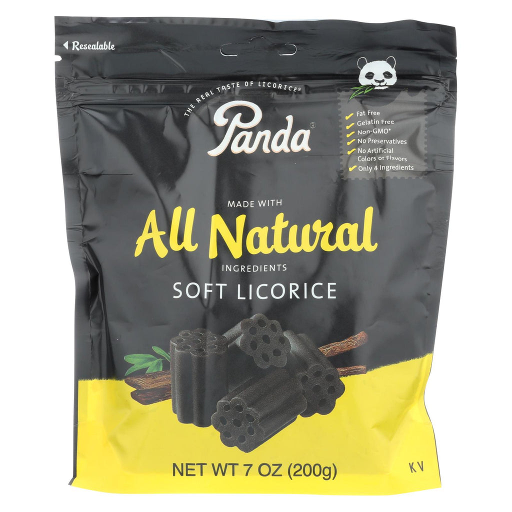 Panda Soft Licorice - 7 Oz - Case Of 12