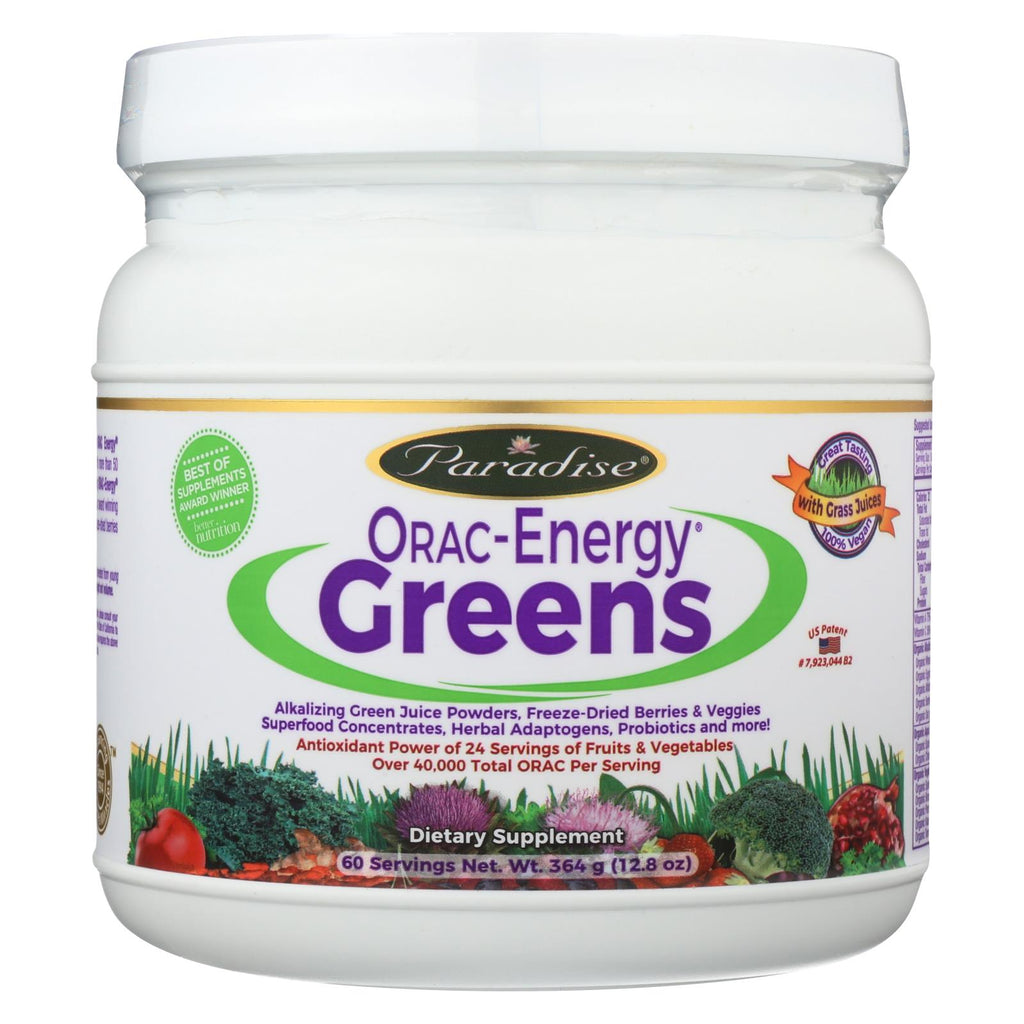 Paradise Herbs Orac Energy Greens - 12.8 Oz